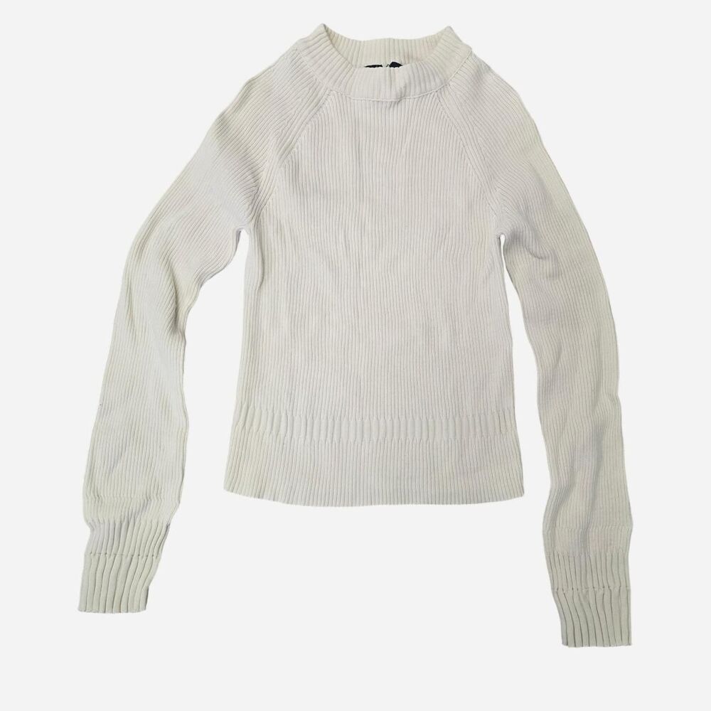 Moda-international Women's White and Cream Jumper